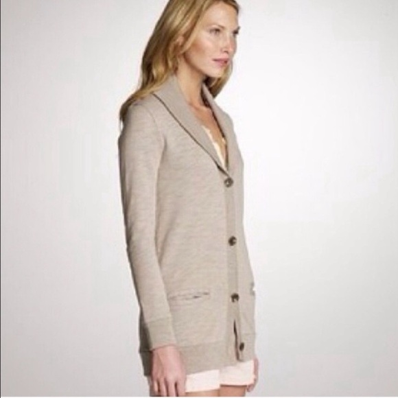 J. Crew Sweaters - J. Crew Women Cream Cardigan Sweater cotton XL
